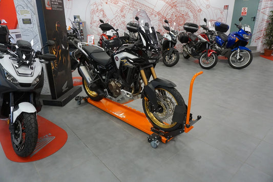 🔥Shopping Frenzy🔥Motorcycle Dolly Mover with wheel chock